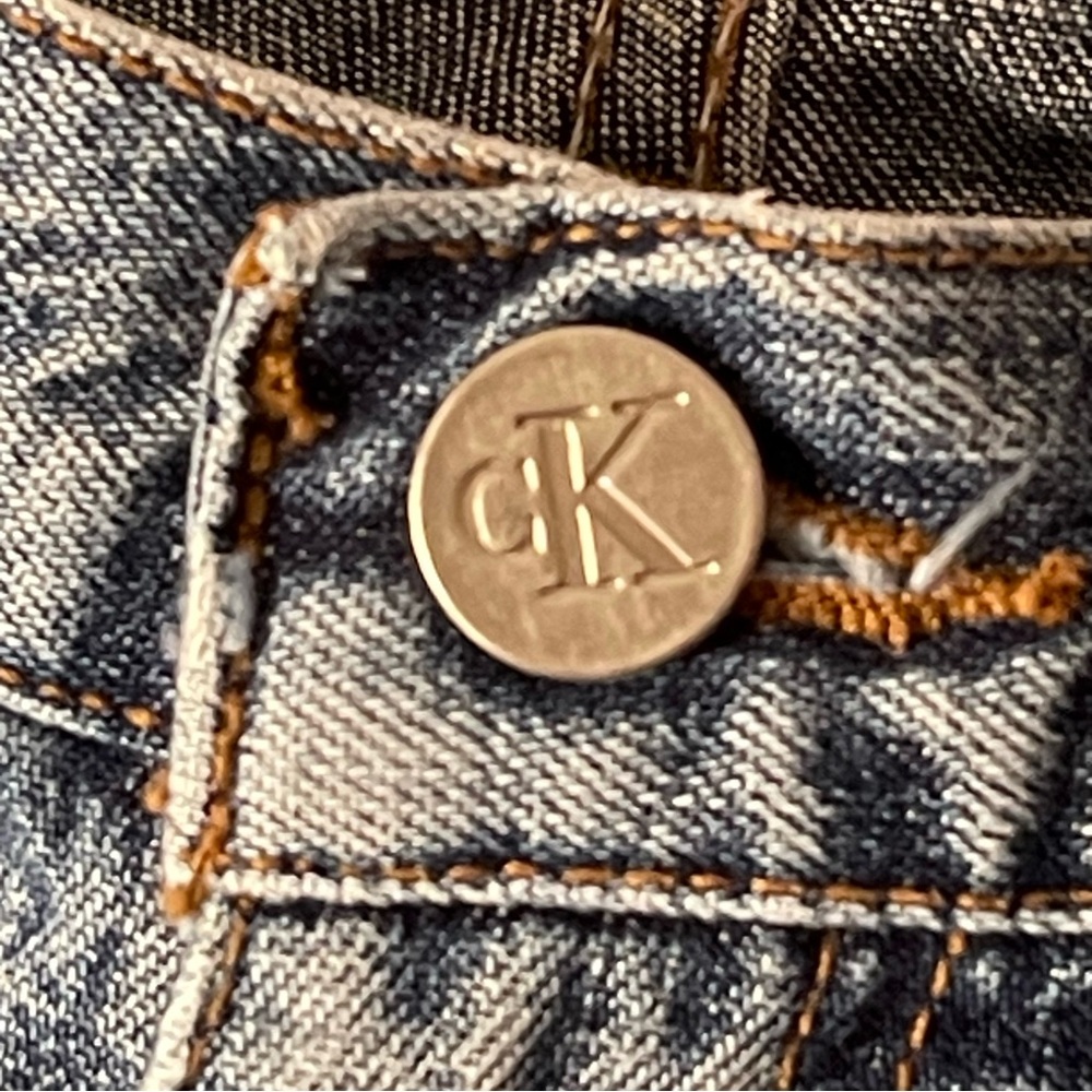 Vintage Calvin Klein Jeans Rare 90s Blue Jeans - Picture 11 of 12